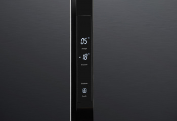 Холодильник Hyundai CS5003F 2-хкамерн. черная сталь (двухкамерный)
