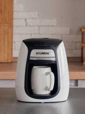 Кофеварка капельная Hyundai HYD-0102 300Вт белый
