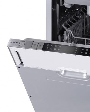 Посудомоечная машина встраив. Hyundai HBD 480 2100Вт узкая серебристый