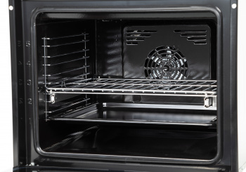 Духовой шкаф Электрический Hyundai HEO 6648 IX черный/серебристый