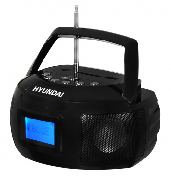 Аудиомагнитола Hyundai H-PAS140 черный 6Вт MP3 FM(dig) USB SD